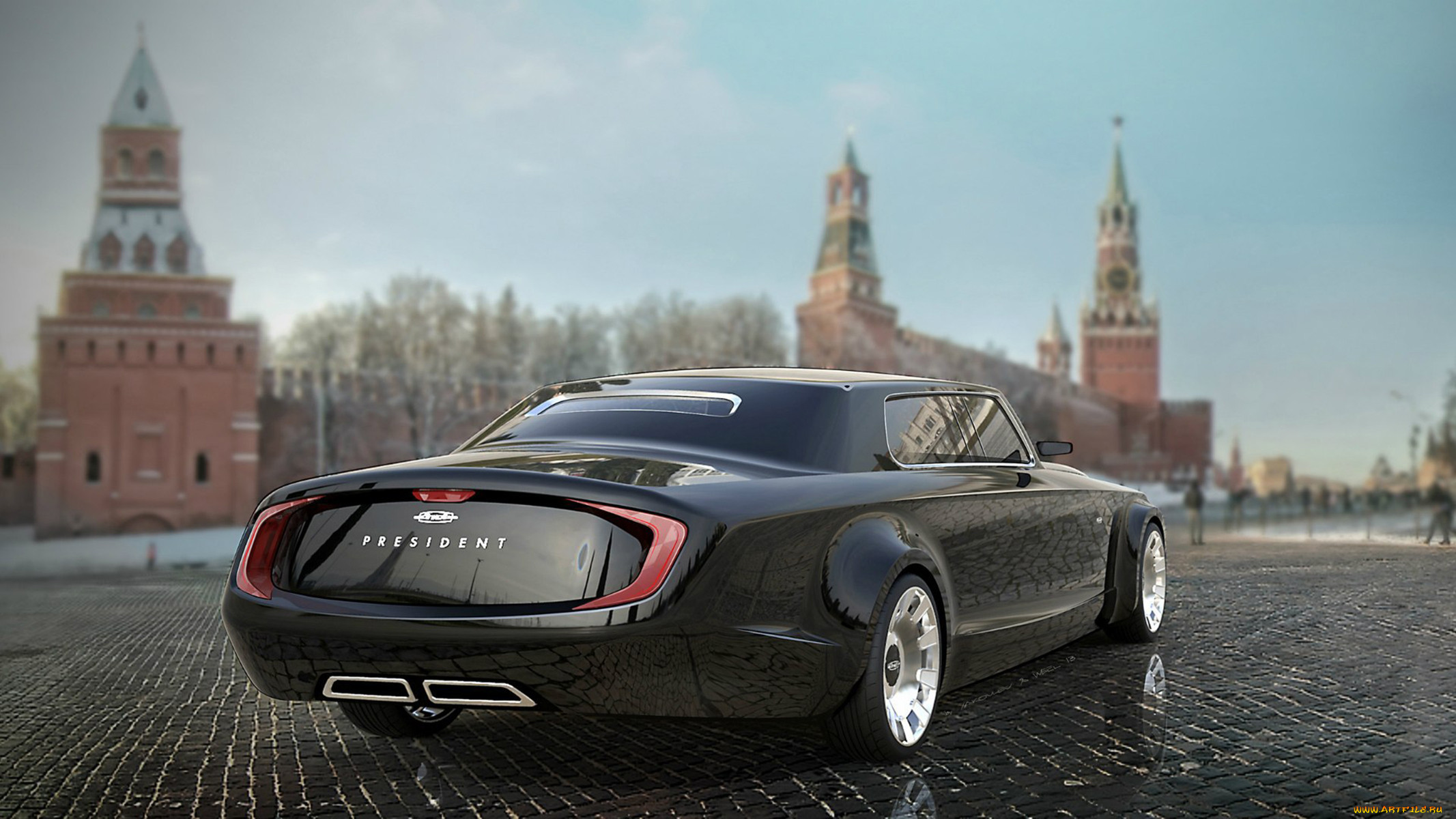 zil presidential limo concept, , 3, presidential, zil, 3d, concept, limo